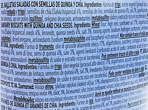 Gullon Mini Bites Quinoa & Chia 250g