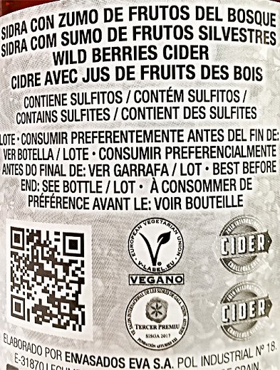 The Good Cider Of San Sebastian Wild Berry Cider 330ml
