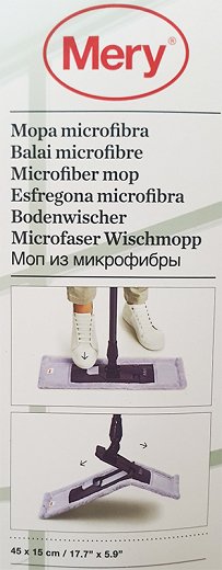 Mery Σφουγγαρίστρα Microfiber Με Τηλεσκοπικό Κοντάρι 1Τεμ