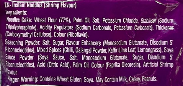 Mr Noodles Instant Noodles Shrimp Flavour 4x70g