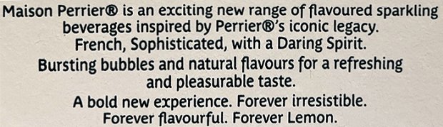 Perrier Lemon Slim Cans 10x250ml