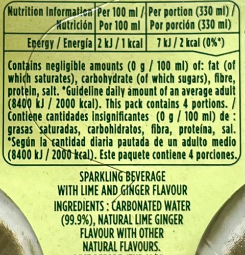 Maison Perrier Forever Lime & Touch Of Ginger 4x330ml