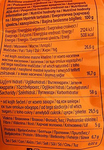 Rocky Rolls Choco Orange Rice Rolls Gluten Free 70g