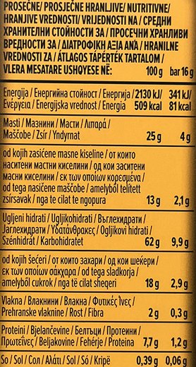 Benlian Choco Slim Salted Caramel Chia Quinoa Buckwheat Rice Bar 5Τεμ