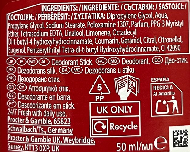 Old Spice Epic Legend Deodorant Stick 50ml