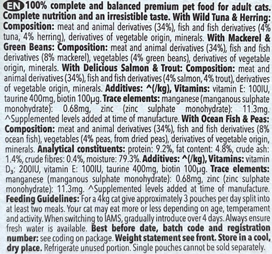 Iams Adult Delights Sea Collection In Jelly 12x85g