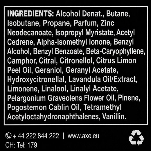 Axe Gold Deodorant Spray 150ml
