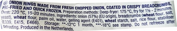 Aviko Onion Rings 450g