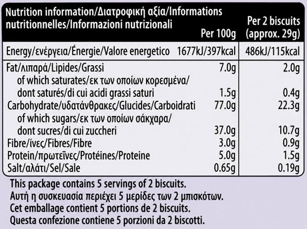 Sunbest Fruit Biscuits Φρούτα Δάσους 5Τεμ