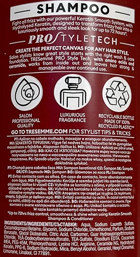 Tresemme Shampoo Keratin Smooth 400ml