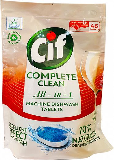 Cif Complete Clean All In 1 Ταμπλέτες 46Τεμ