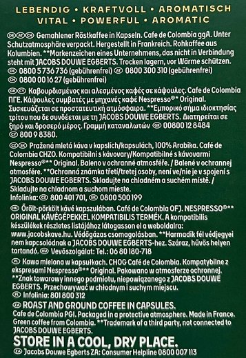 Jacobs Origins Single Colombia 9 Capsules 18Pcs