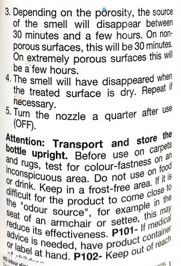 Hg Odour Eliminator Spray For All Surfaces 500ml