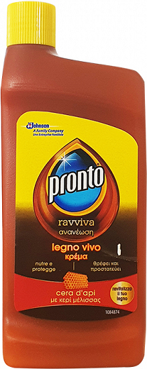Pronto Wooden Surfaces Cream With Bee Honey 250ml