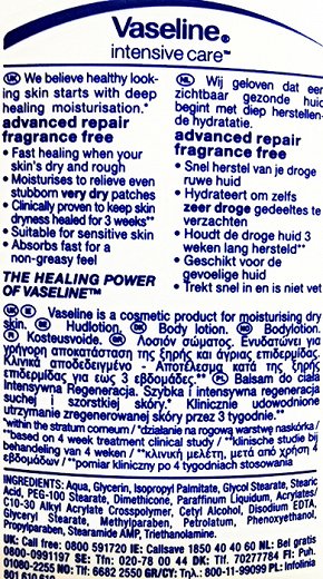 Vaseline Advanced Repair Body Lotion 200ml