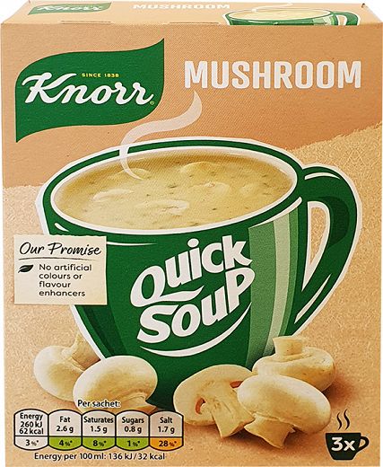 Knorr Quick Soup Μανιταρόσουπα 3x15g