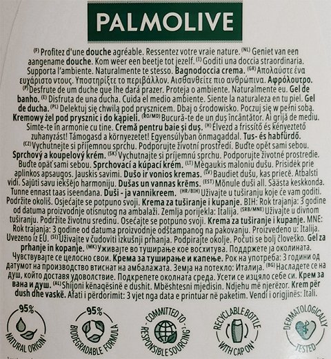 Palmolive Naturals Milk & Honey Shower Cream 650ml