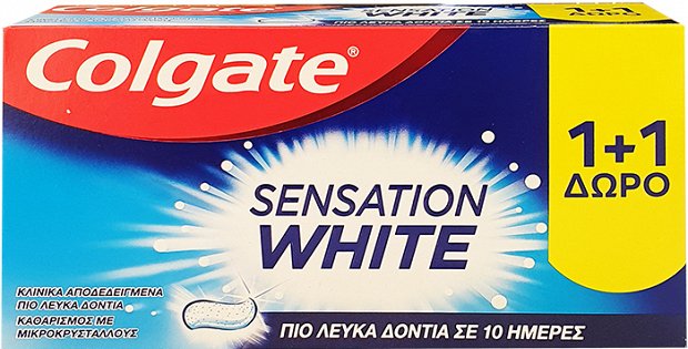 Colgate Sensation White 75ml 1+1 Free