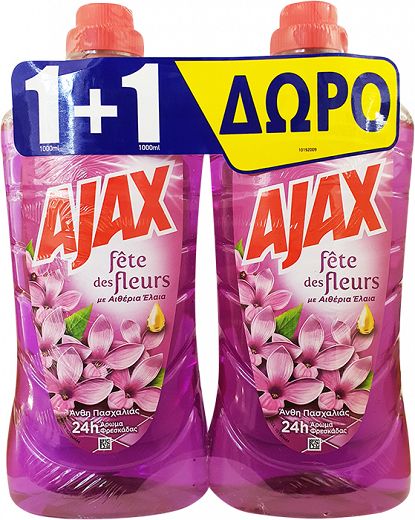 Ajax Lilac Breeze General Cleaning Liquid 1L 1+1 Free