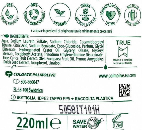 Palmolive Naturals Olive & Milk Shower Cream 220ml