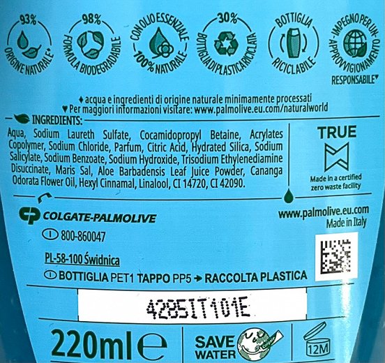 Palmolive Thermal Spa Mineral Massage Shower Gel 220ml