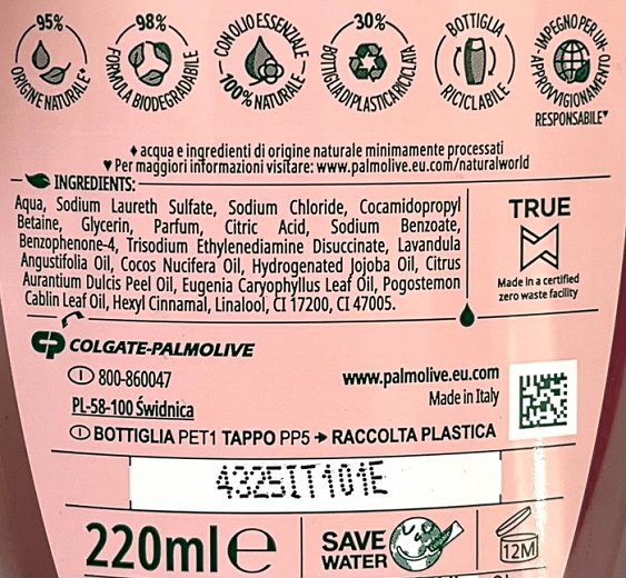 Palmolive Thermal Spa Silky Oil Shower Gel 220ml