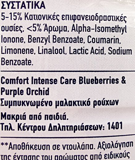 Comfort Intense Care Blueberries & Purple Orchid Concentrated Fabric Softener 1,196L
