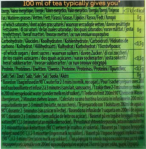 Lipton Πράσινο Τσάι Intense Mint 20Τεμ