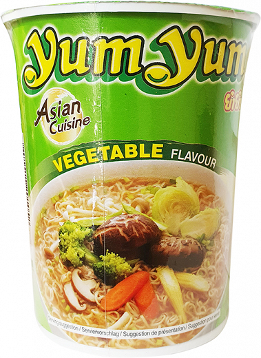 Yumyum Instant Noodles Cup Vegetable Flavour 70g