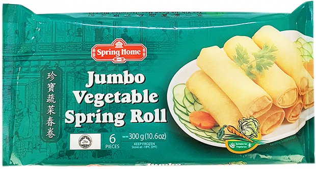 Spring Home Jumbo Vegetable Spring Roll 6Τεμ 300g