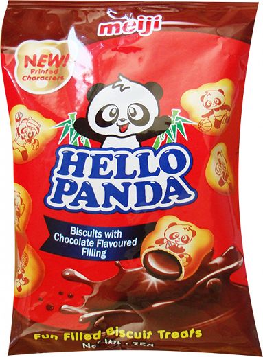 Hello Panda Biscuits With Chocolate Filling 37g
