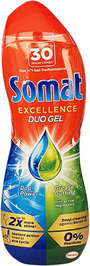 Somat Excellence Duo Gel Grease Cutting 540ml