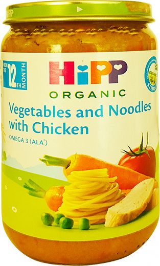 Hipp Λαχανικά Νούντολς Με Κοτόπουλο 220g