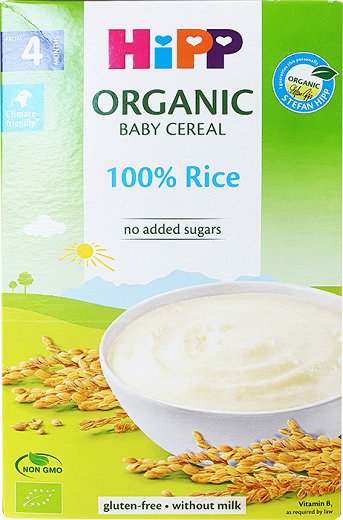 Hipp Organic Baby Cereal 100% Ρυζάλευρο 200g