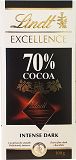 Lindt Excellence 70% Cocoa Intense Dark Chocolate 100g