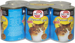 Desmi Cat Μπουκιές Από Ψάρι 6Χ410g 5+1 Δωρεάν