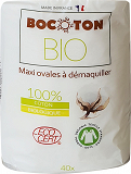 Bocoton Bio Oval Cosmetic Cotton Pads 40Pcs