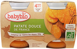 Baby Bio Organic Sweet Potato Puree 2x130g