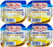 Elle & Vire Creme Dessert Vanilla 4X100g