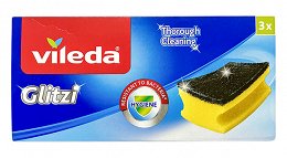 Vileda Glitzi Sponge For Cooking Utensils 3Pcs