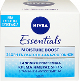 Nivea Essentials Moisture Boost Κρέμα Ημέρας Spf 15 Κανονική Επιδερμίδα 50ml