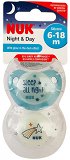 Nuk Night & Day Pacifier 6-18 M 2Pcs