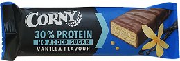 Corny 30% Protein Μπάρα Σοκολάτα Βανίλια Χωρίς Προσθήκη Ζάχαρης 50g