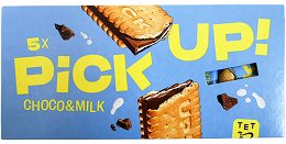 Pick Up Choco & Milk Μπισκότα Γεμιστά Με Σοκολάτα 5x28g
