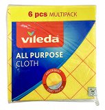 Vileda Πανιά Γενικής Χρήσης Multipack 6Τεμ