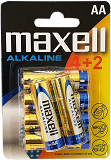 Maxell Batteries AA 4+2 Free