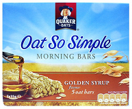 Quaker Oat So Simple Golden Syrup Bars 5X35g