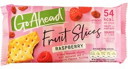 Go Ahead Crispy Slices Raspberry 174g