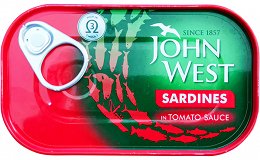 John West Sardines In Tomato Sauce 120g