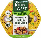 John West On The Go Honey & Ginger Super Tuna Salad With Lentils & Chickpeas 220g
